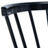 Maison Madeleine -  5 Piece Dining Set Solid Rubber Wood Black